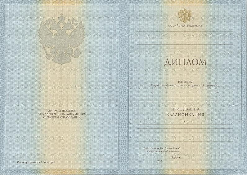Диплом специалиста 2011-2013 года